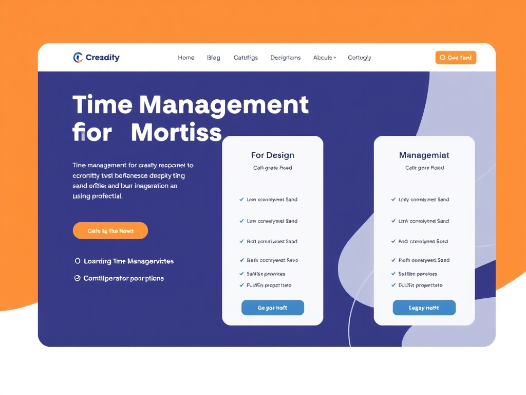 Professional pricing bg for Time Management for Creative Professionals website